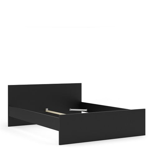*Naia Euro King Bed (160 x 200) in Black Matt